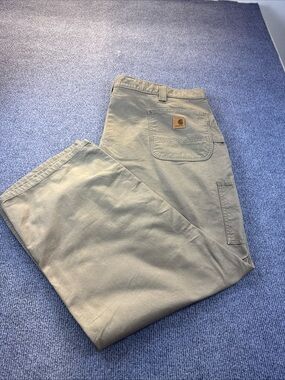 Carhartt Cargo Work Pants in Olive Drab